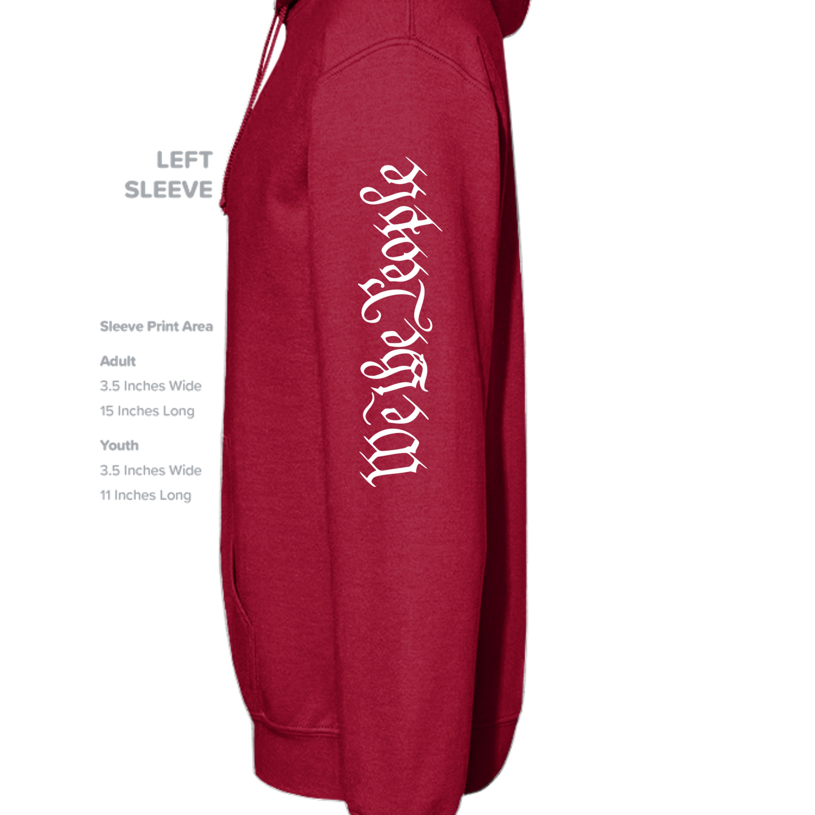 CARDINAL RED - G185 - SLEEVE_LEFT