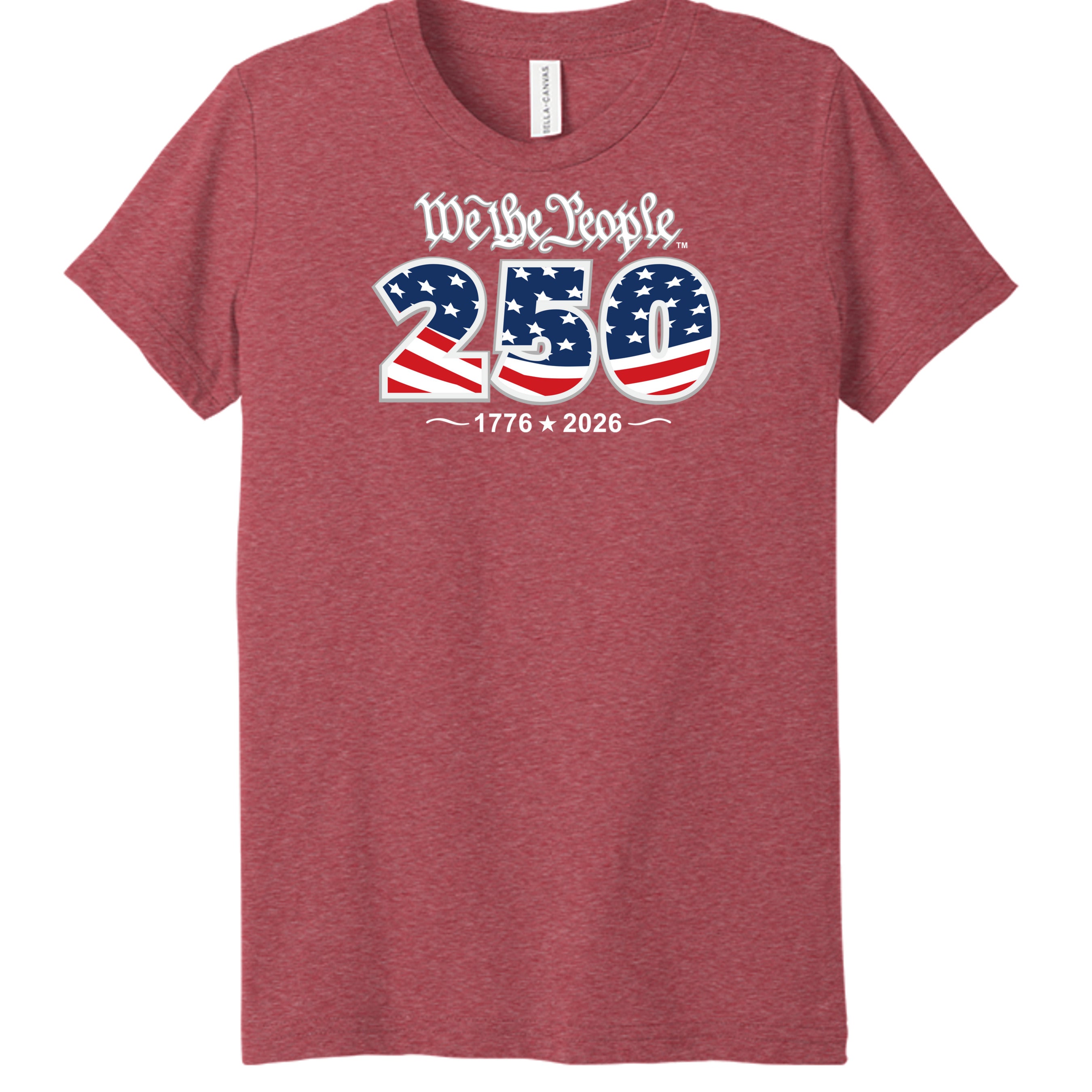 RED TRIBLEND - 3413Y - FRONT