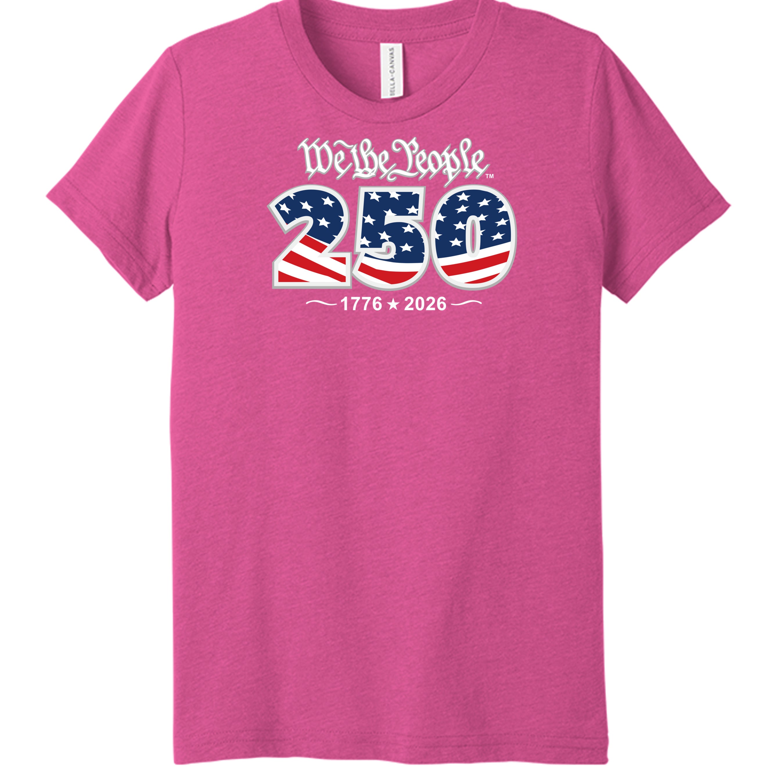 Charity Pink Triblend - 3413Y - FRONT