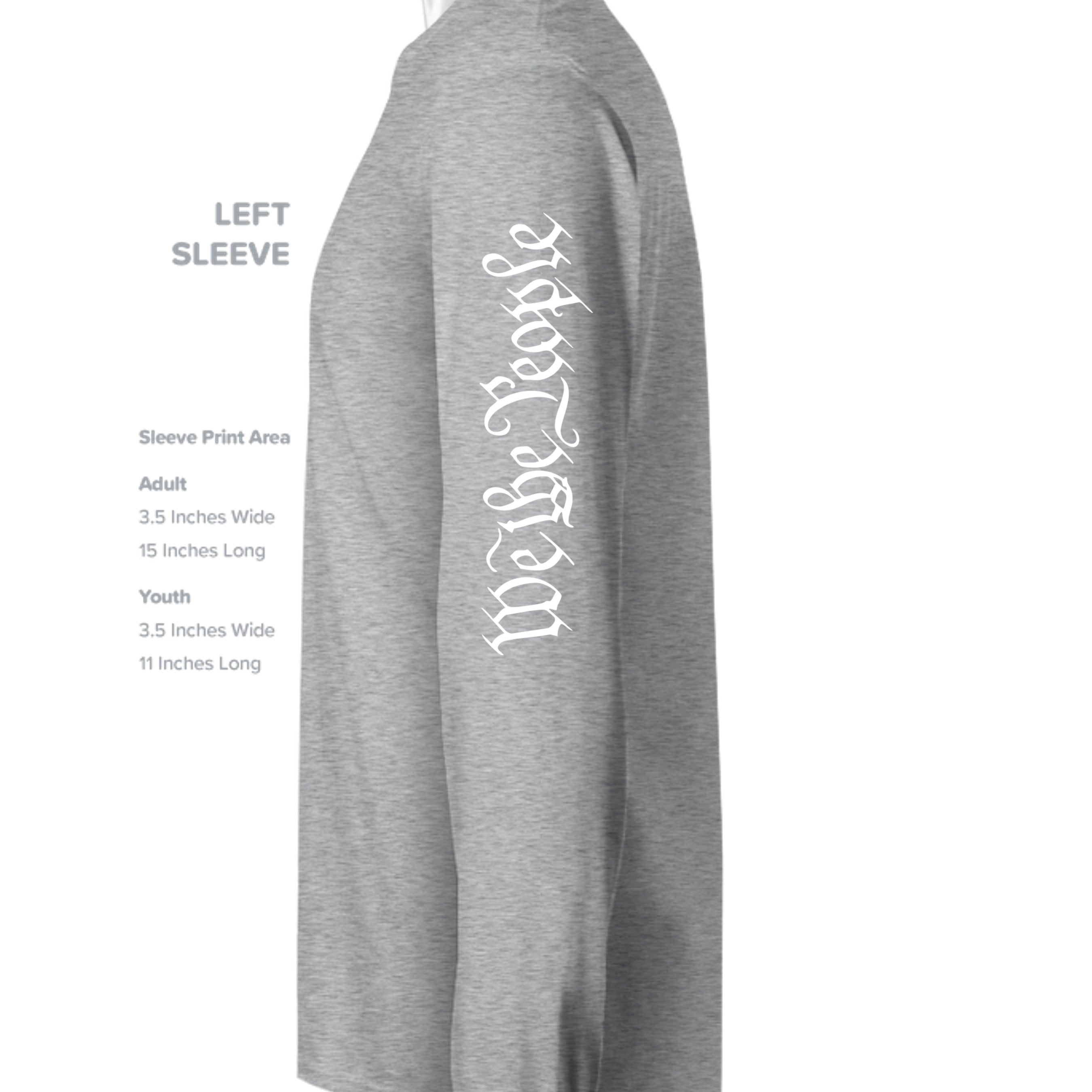 Heather Gray (90/10) - N3601 - SLEEVE_LEFT